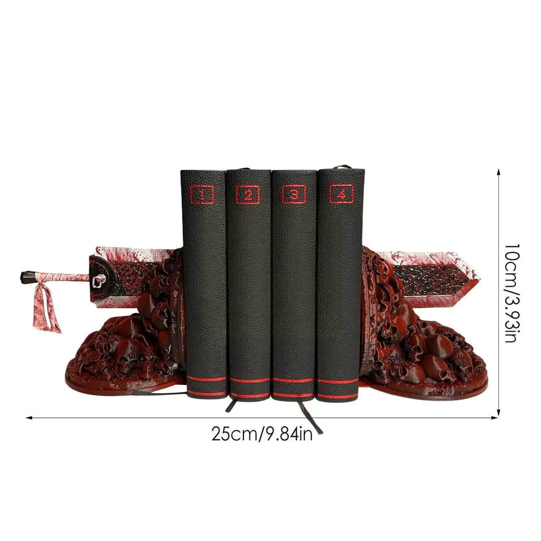 Berserk Bokstöd Rasande Bokstöd Drakjägare Resin Hantverk Studie Konst Dekorativt Ornament Hem Skriva Bord Bokhylla T4z7