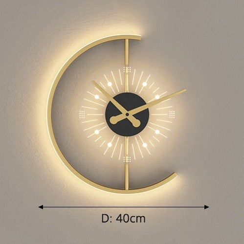 Modern minimalistisk LED-klocka