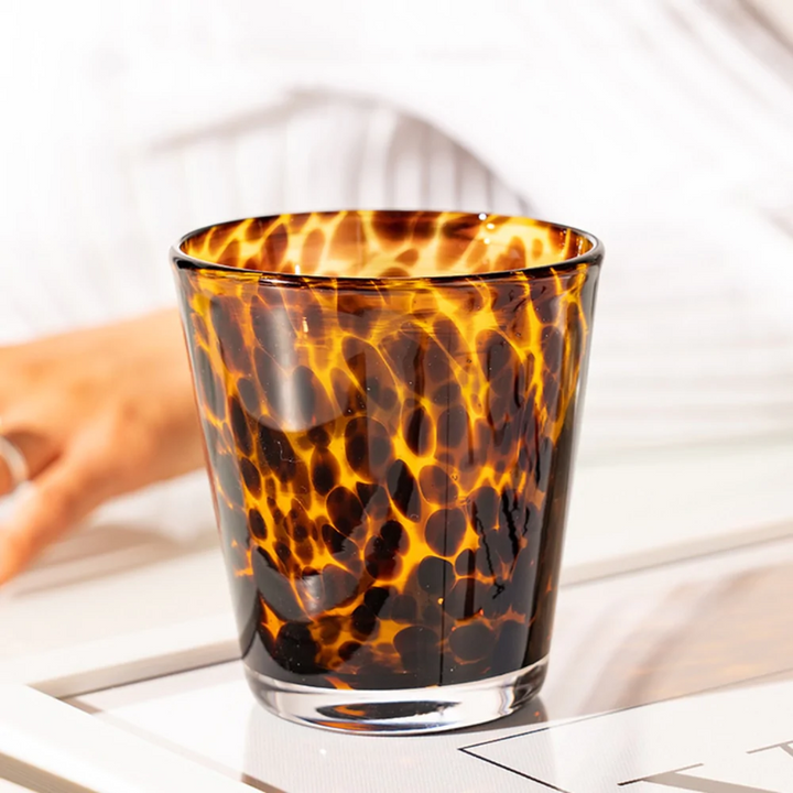 Leopard Retro Dricksglas