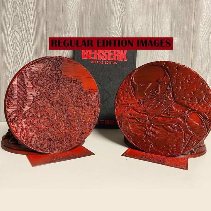 Berserk Bokstöd Arg Bokstöd Drakjägare Resin Hantverk Studie Konst Dekorativt Ornament Hem Skrivbord Bokhylla T4z7