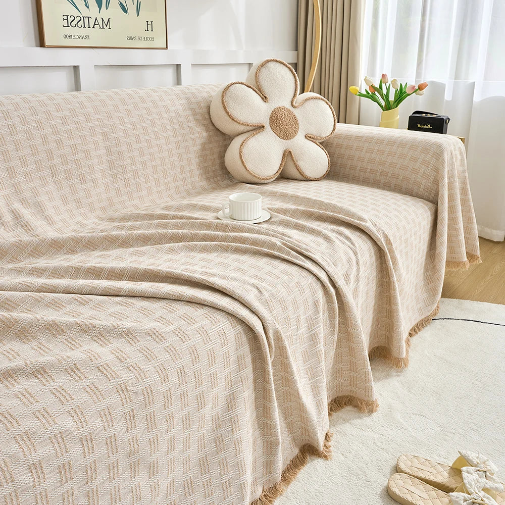 DualComfort Vändbar Sofföverdrag – Stilig, Tvättbar Soffskydd för 3–4 Sits Soffor