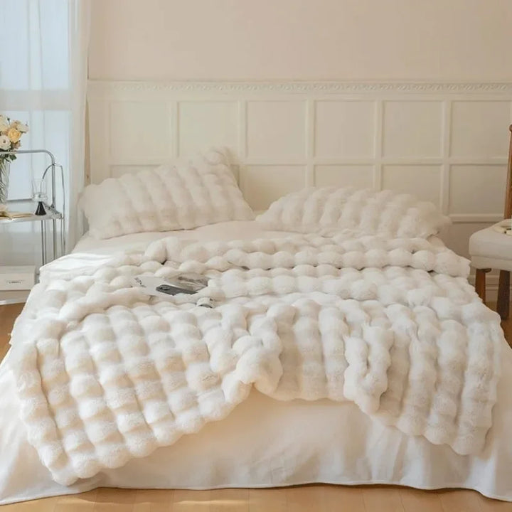 PlushCozy | Falsk päls vinterfilt