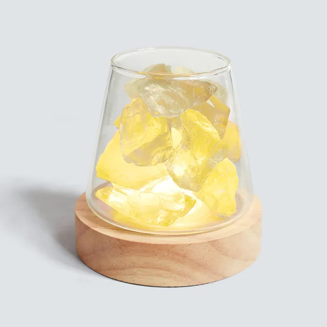 Himalaya Saltlampa - Kristall Nattlampa &amp; Aromaterapidiffuser