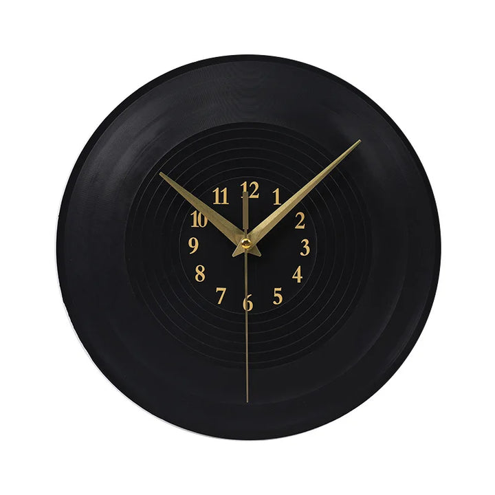 Musikalisk Vinylskivklocka