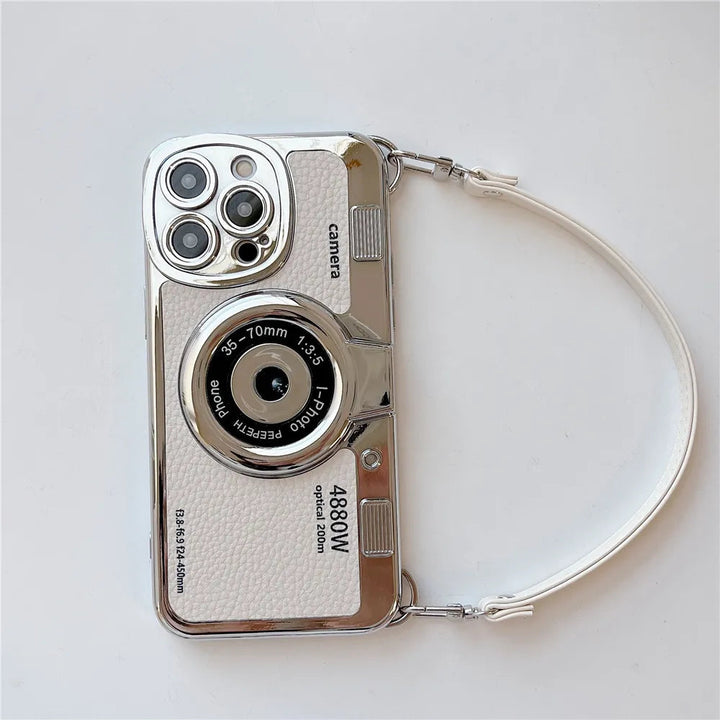 Tidlös Flash Kamera-Inspirerad iPhone Fodral