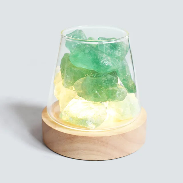 Himalaya Saltlampa - Kristall Nattlampa &amp; Aromaterapidiffuser