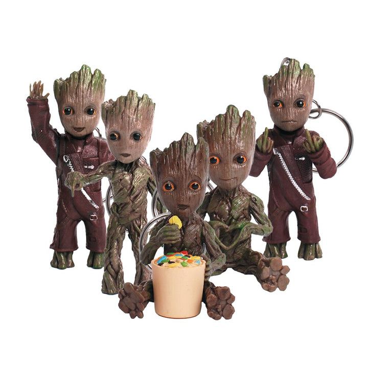 Tecknad Stor Miniatyrfigur: Lekfull Kontorsdekoration