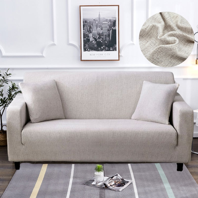 Modern halkfri färgglad elastisk sofföverdrag