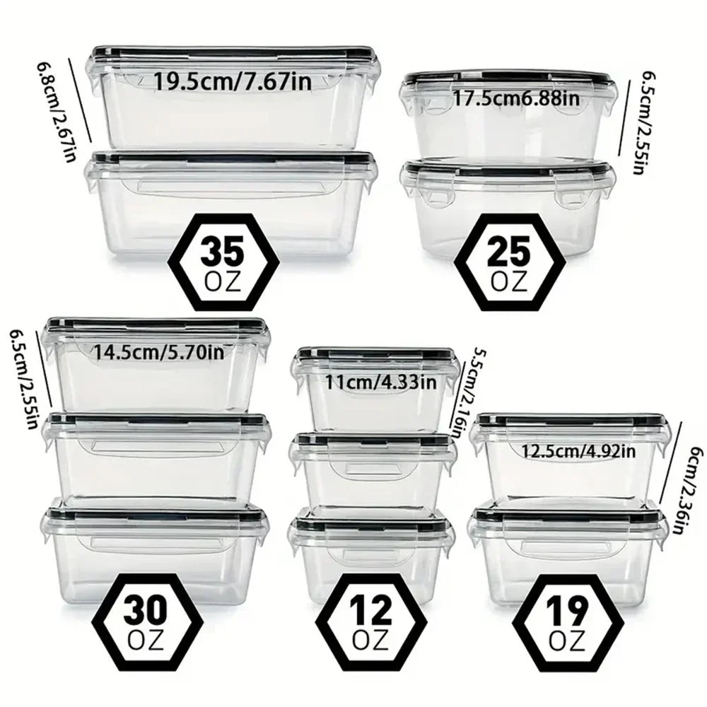 12-delars Matbehållare Set - FoodSaver