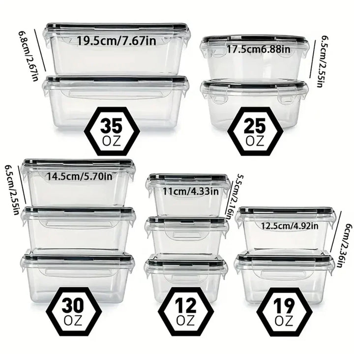 12-delars Matbehållare Set - FoodSaver