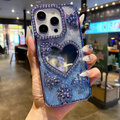 Fjäril Glittrande Diamant Spegel Fodral för iPhone
