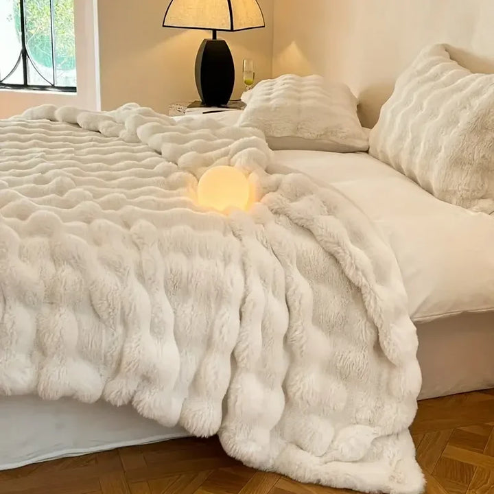 PlushCozy | Falsk päls vinterfilt