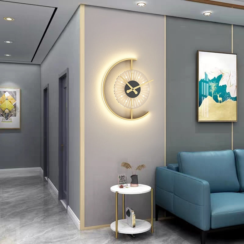 Modern minimalistisk LED-klocka