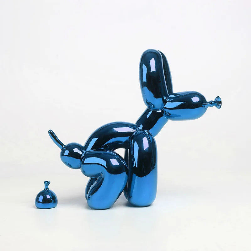 Minimalistisk Ballonghund Ornament