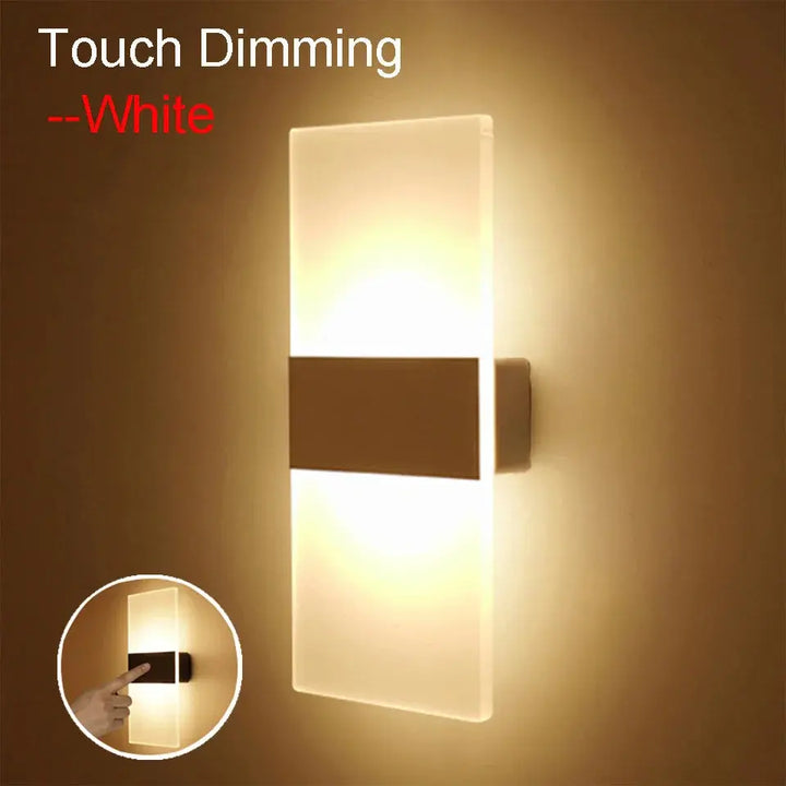 Éclatante - Touch Panel Vägglampa USB uppladdningsbar