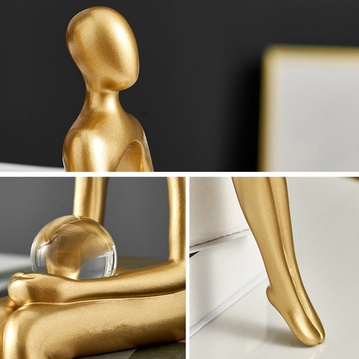 Modern Figurer Abstrakt Heminredning Skulptur