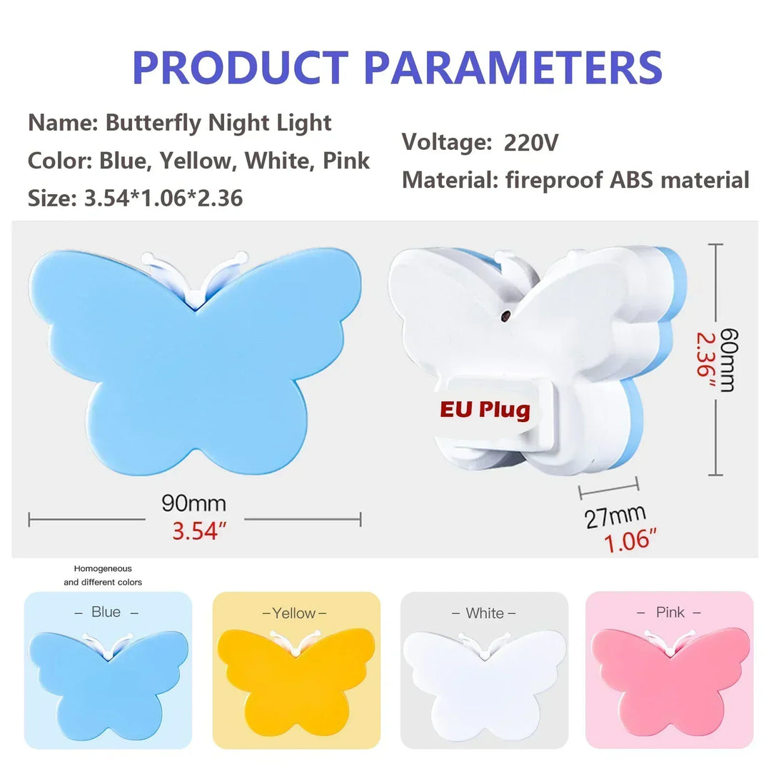 GlowEase LED Nattlampa | Automatisk Ljus Sensor | Varm Vit Komfort Ljus