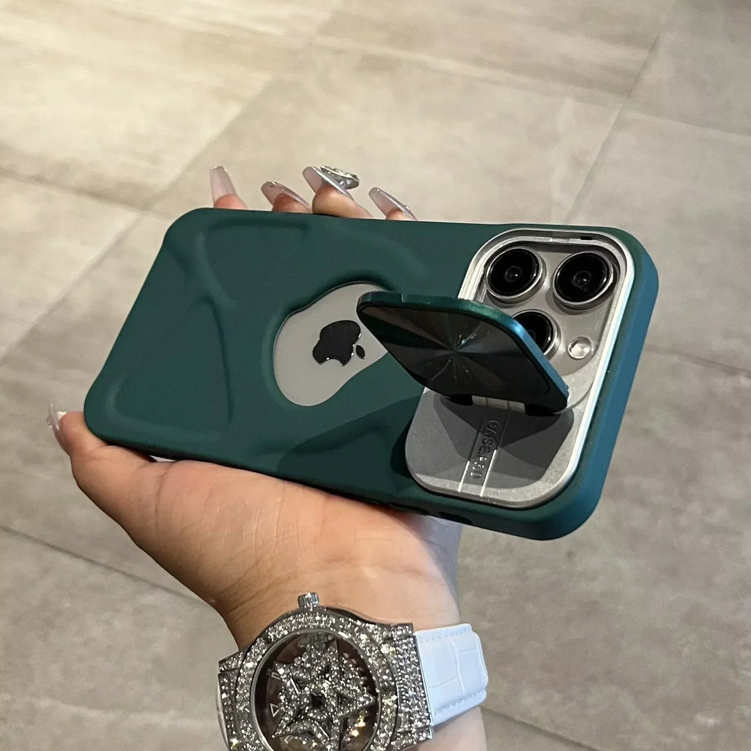 MagSafe Soft Flip Linsskydd iPhone-fodral