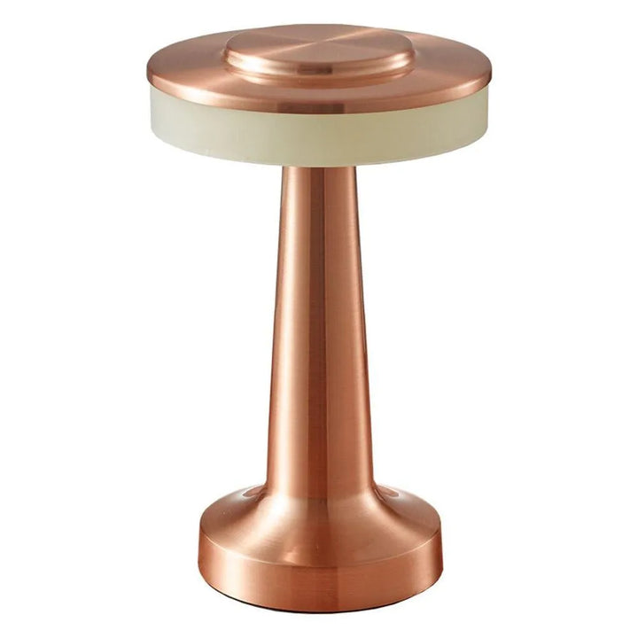 Retro LED Bordslampa USB Uppladdningsbar Oändligt Dimbar Nattlampa Campinglampa Lämplig För Bar, Sovrum, Ambient Belysning