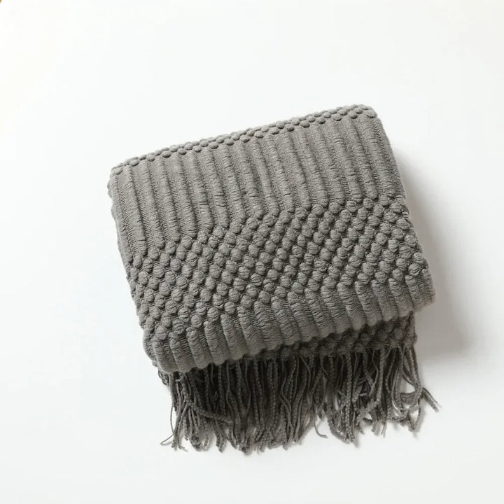 Nordisk stil Dick stickad filt