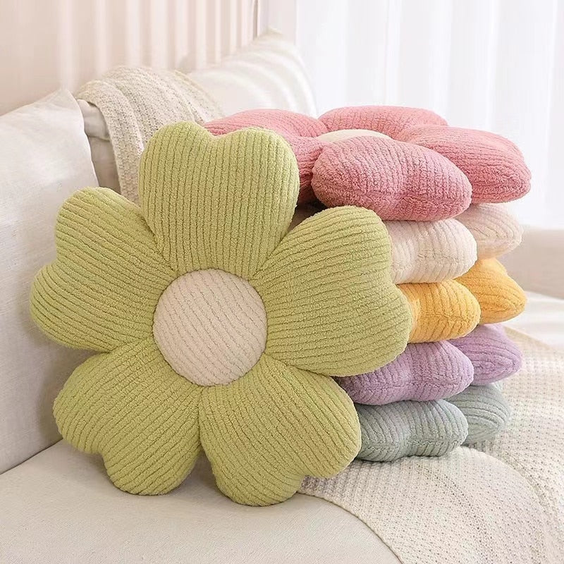 Mjuk Klöverblommor Kudde