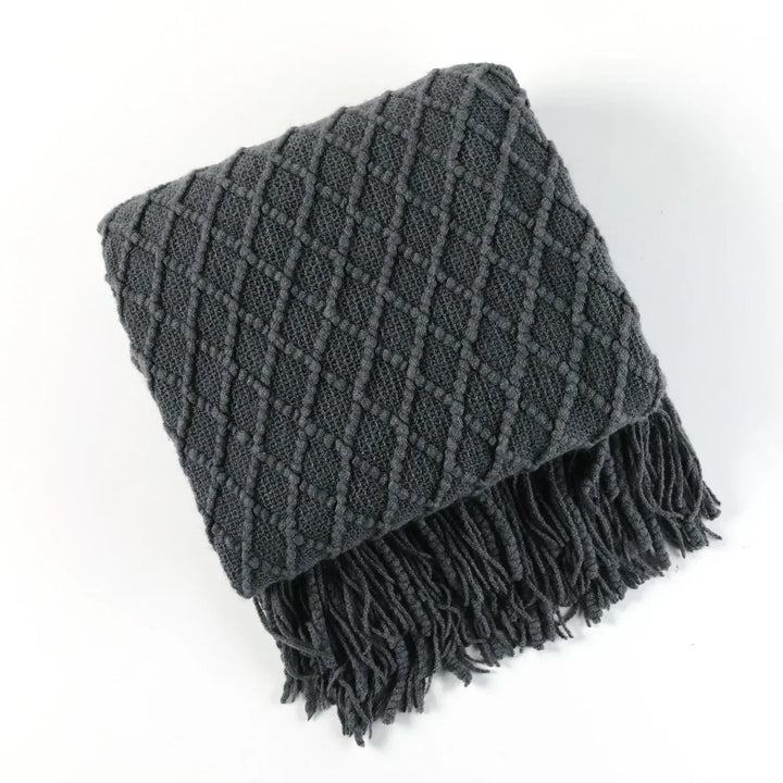 Nordisk stil Dick stickad filt
