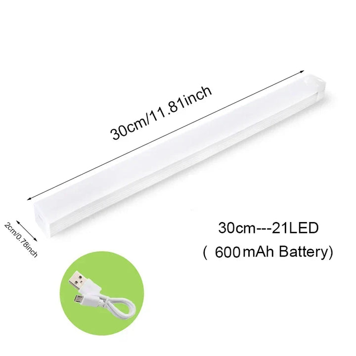 Trådlös LED Rörelsesensor Nattlampa för Kök, Sovrum, Garderob, Trappa och Skåpbelysning