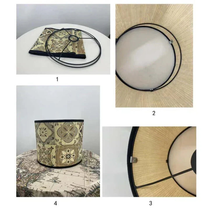 Art Deco Trumlampa Skärm