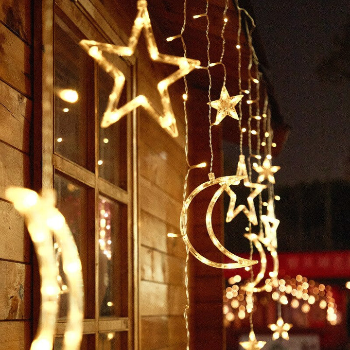 Solmåne Stjärnlampa LED Ljusdekoration