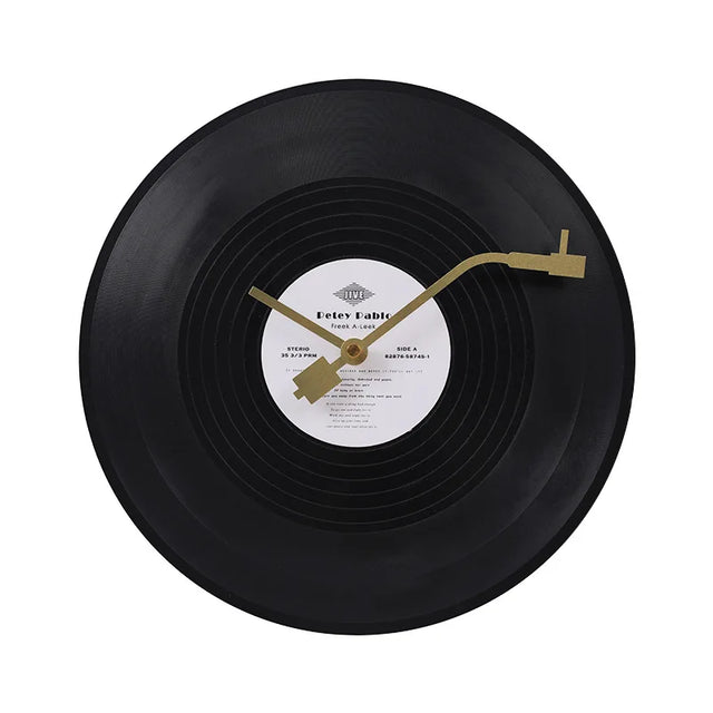 Musikalisk Vinylskivklocka