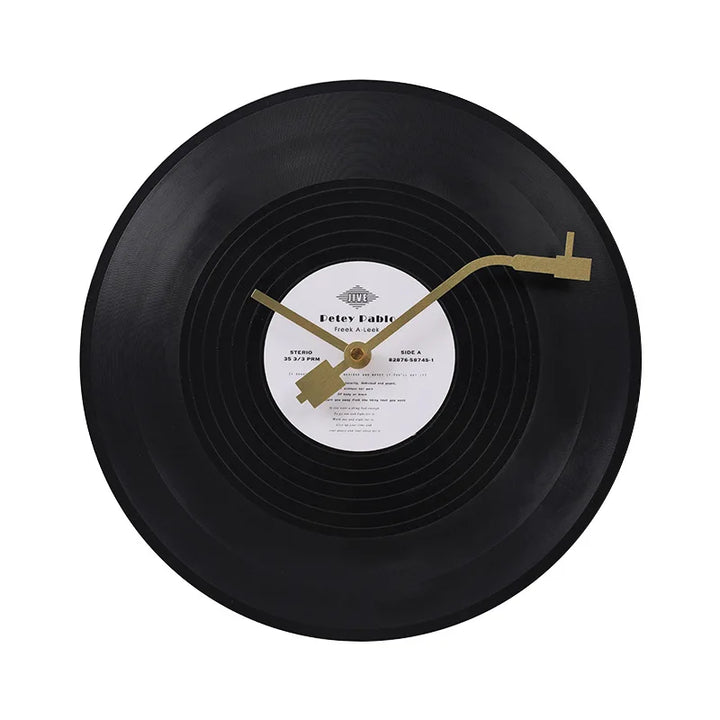 Musikalisk Vinylskivklocka