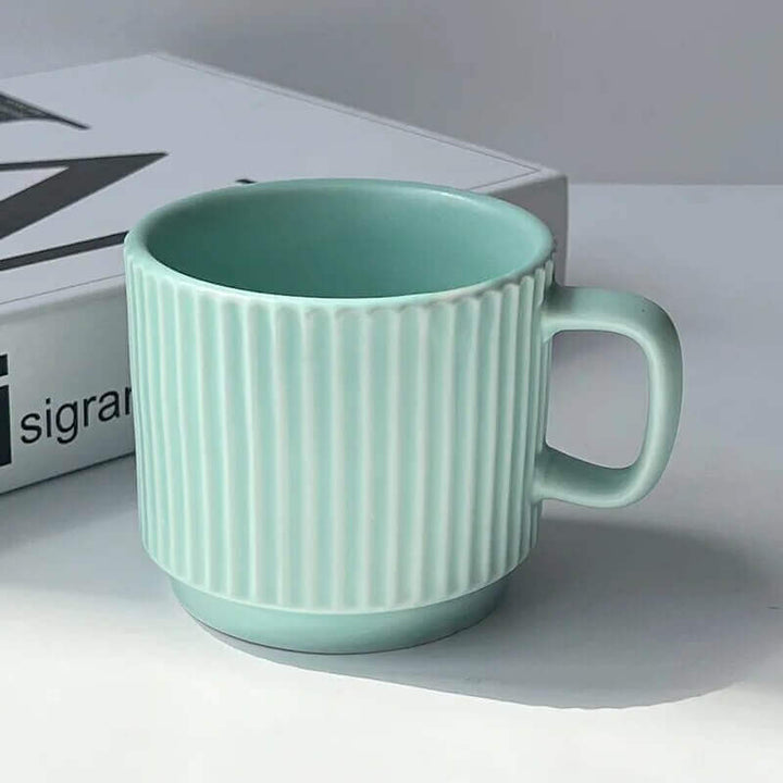 Stor Retro Keramisk Mugg