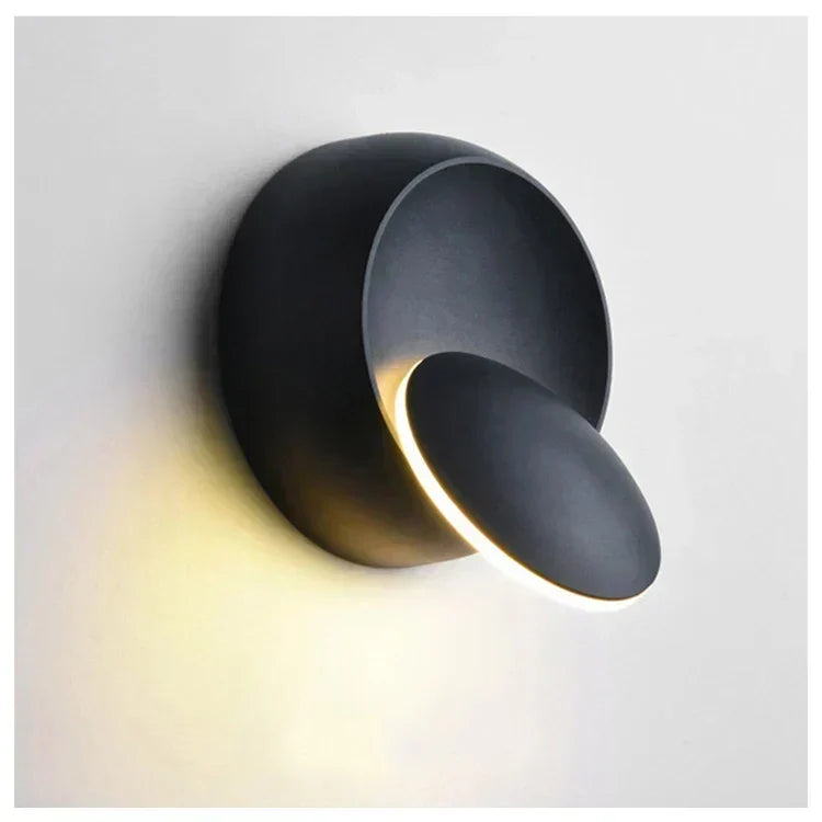 Minimalistisk Orb Design Vägglampa