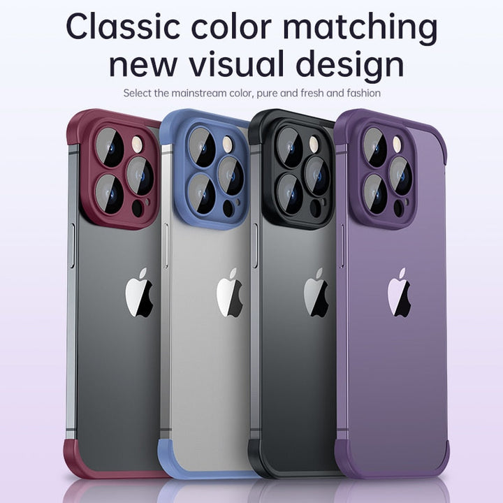 Stötsäker Hörnpad Mjuk Silikon iPhone Fodral