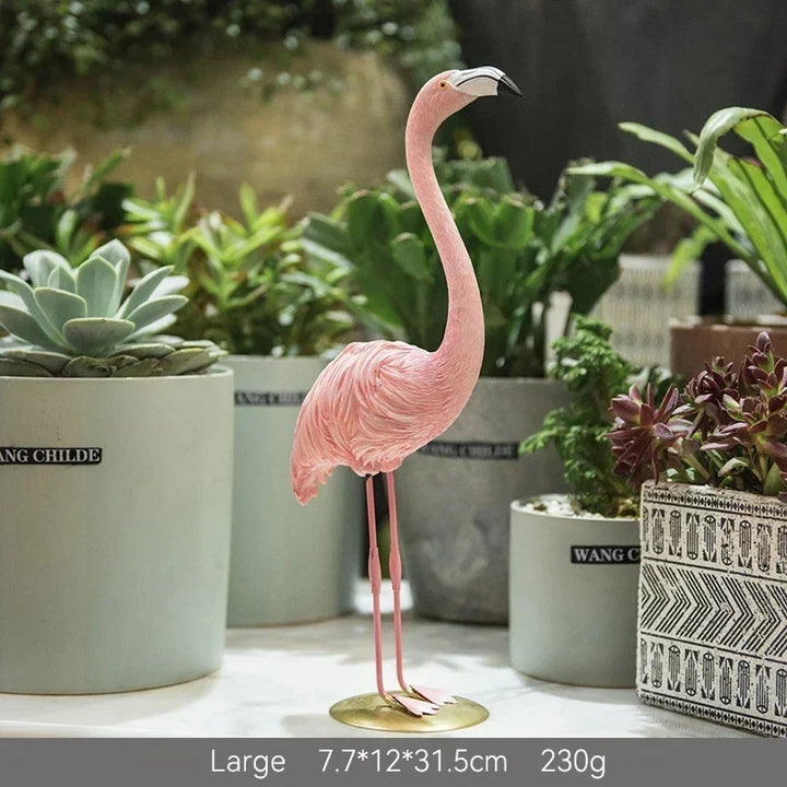 Nordisk Flamingo Figur Figur Staty Skulptur Vardagsrum Kontor Bröllop Fest Dekorationer Heminredning Dekorationsaccessoarer