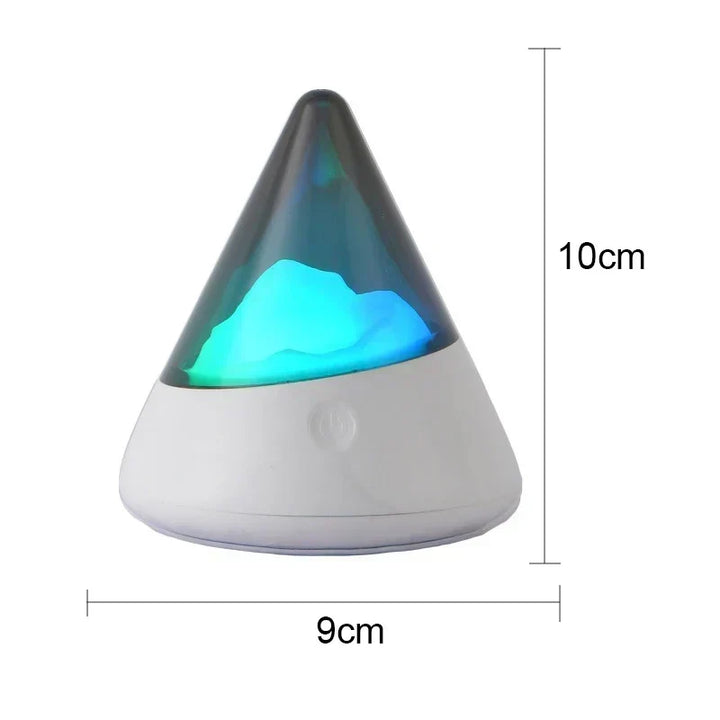 Trådlös LED Nattlampa i Isberg Design