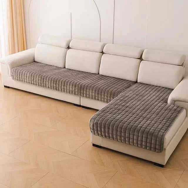 VelvetCozy - Plush velvet anti-slip soffa överdrag för ökad elegans och komfort