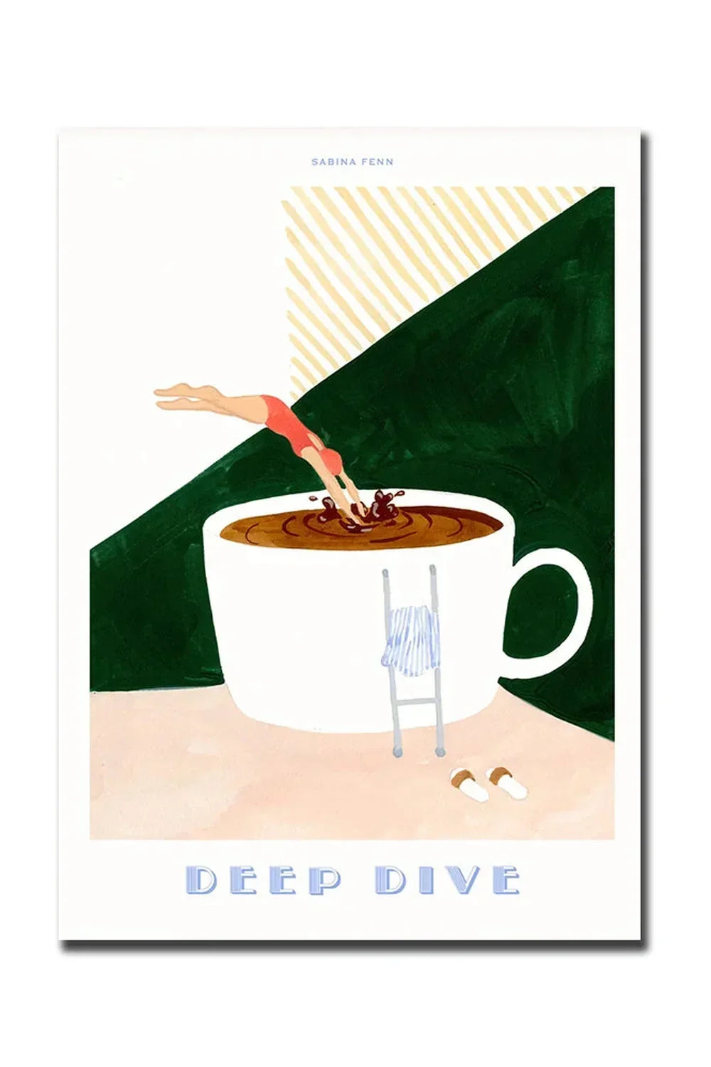 God Morgon Kaffe Canvas Poster