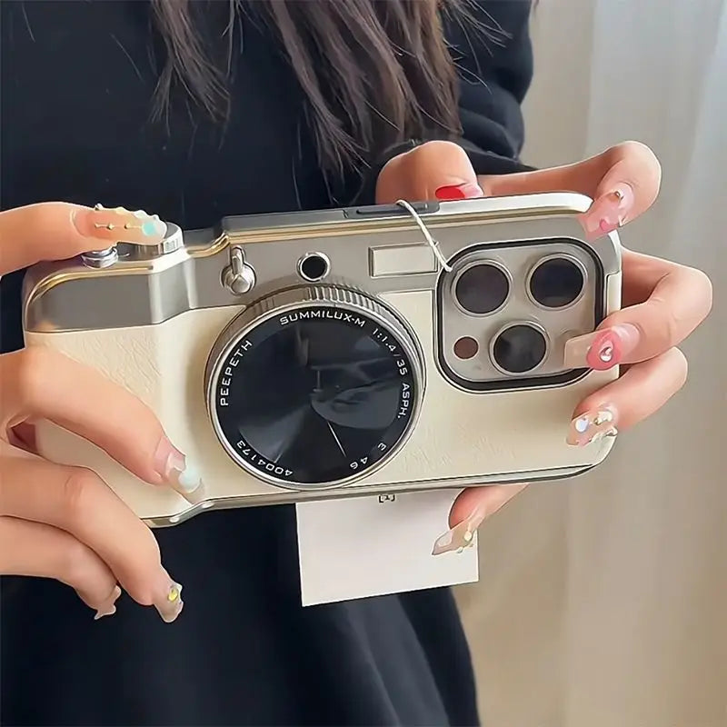 Retro Bluetooth Kamera iPhone Fodral
