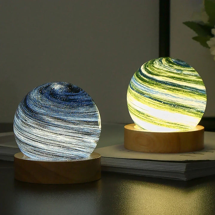 CosmicGlow - Mini nattlampor 3D - soldekoration LED - galaxstämning
