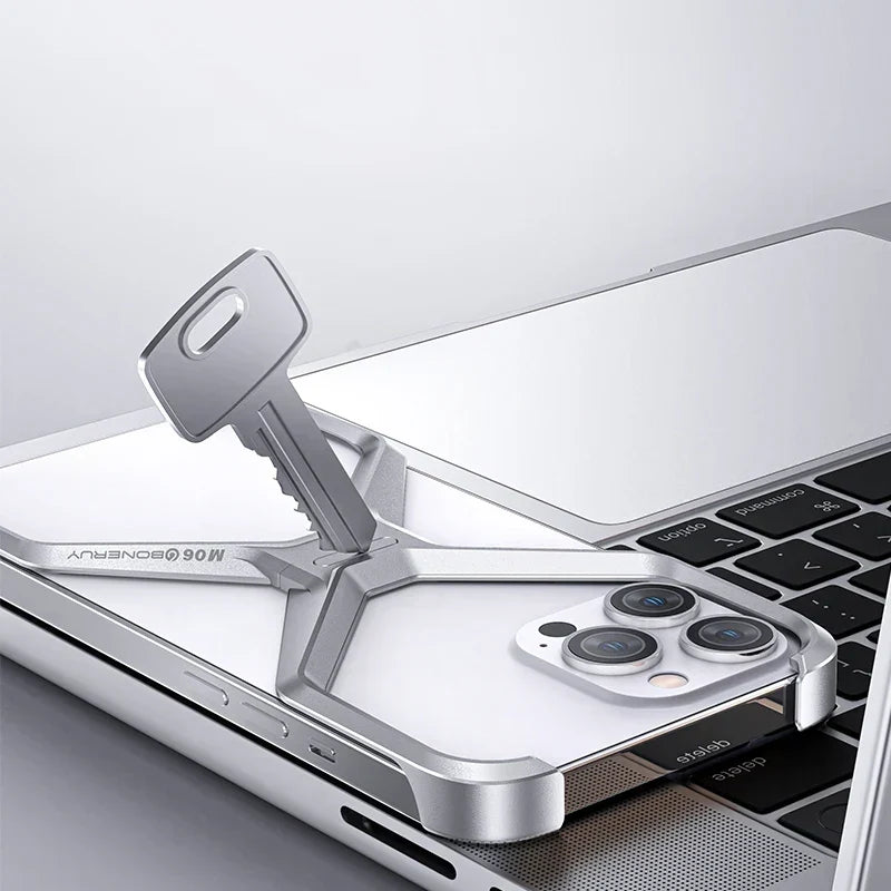 Avtagbart Metall Cool Alloy iPhone Fodral