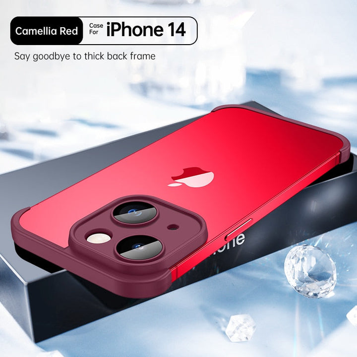 Stötsäker Hörnpad Mjuk Silikon iPhone Fodral