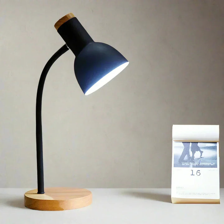 Höst- och Vinterbelysning | Nordisk Kreativ Träkonst Järn LED Skrivbordslampa - Moxie