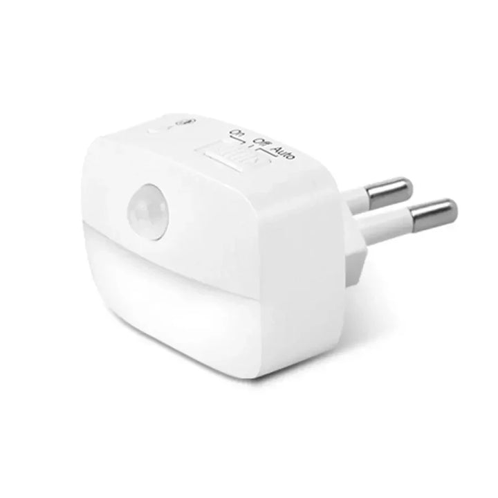 LumoSense LED Nattlampa | Med Rörelse- &amp; Ljus Sensor | Dimbar &amp; Energibesparande | Varm Vit &amp; Kall Vit
