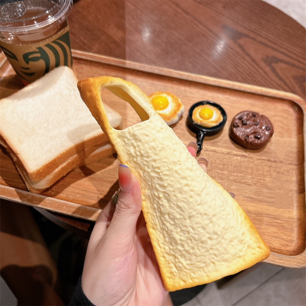 3D Smaskig Toast Skal för Mobiltelefon