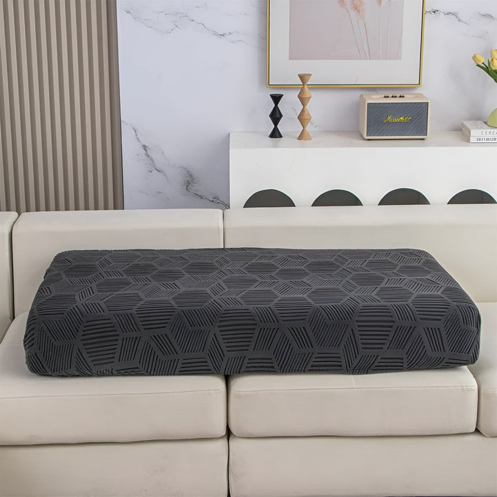 Jacquard Sofföverdrag med Geometrisk Mönster – Mjuk &amp; Husdjursvänlig | Perfekt för Skydd och Mysiga Vardagsrum |