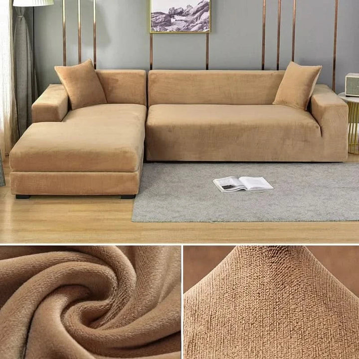PlushFit - Högkvalitativa Sofföverdrag i Stretchsammet