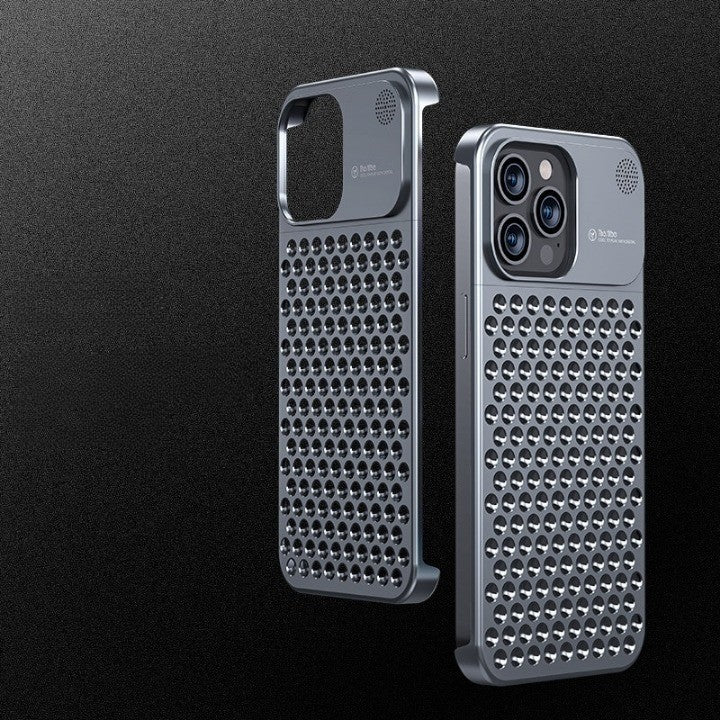 Metal Vent Premium Aluminiumlegering iPhone-fodral
