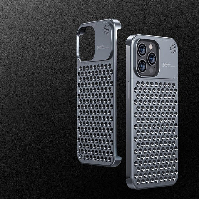 Metal Vent Premium Aluminiumlegering iPhone-fodral