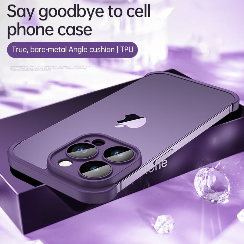 Stötsäker Hörnpad Mjuk Silikon iPhone Fodral